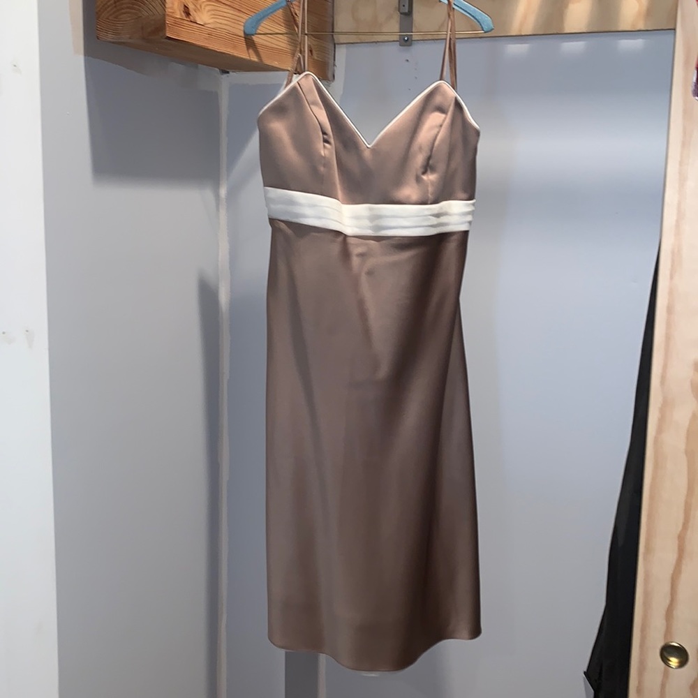 Satin dress, worn once